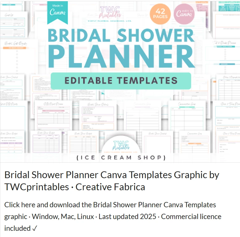 wedding planner canva template - Ultimate wedding planner Canva bundle